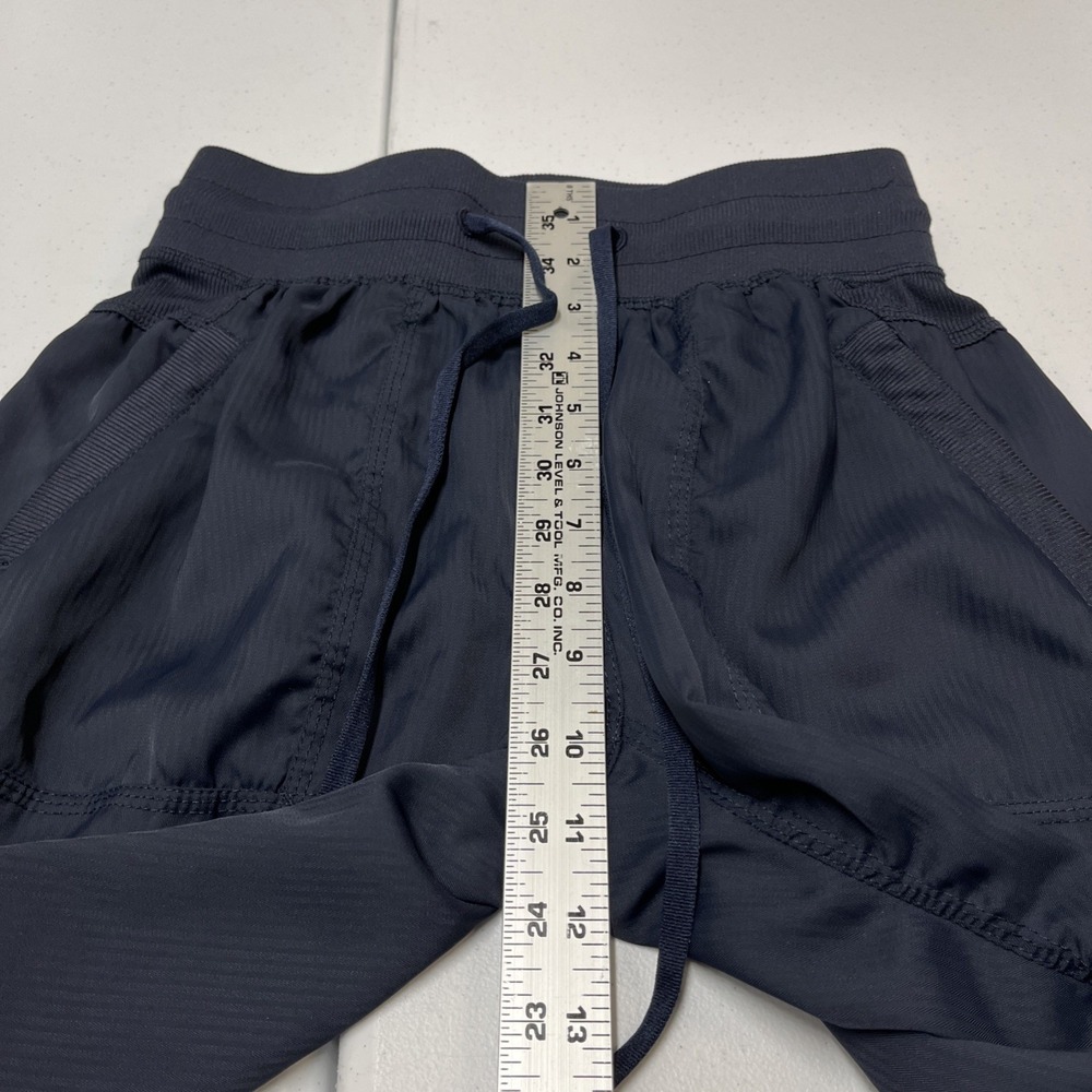 Lululemon Studio Dance Pants Blue Pull On Ruched Straight Leg Lounge Comfort - Picture 6 of 14